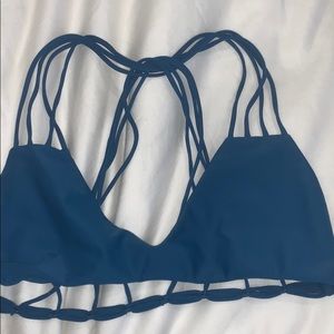 Mikoh blue bikini top never been worn